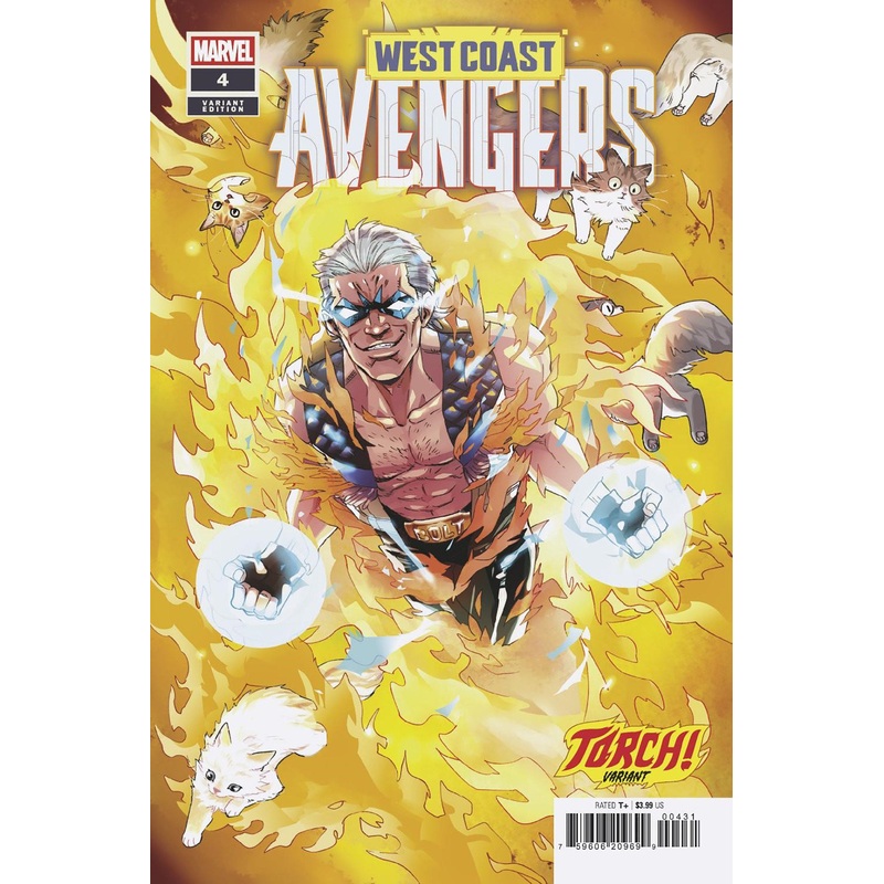 WEST COAST AVENGERS #4 NAO FUJI TORCH! VARIANT