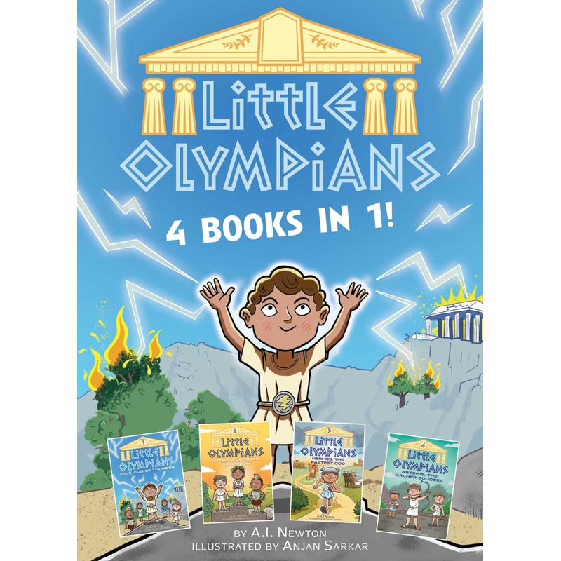 Little Olympians: 4 books in 1! (A Chapter Book Series about Little Greek Gods)