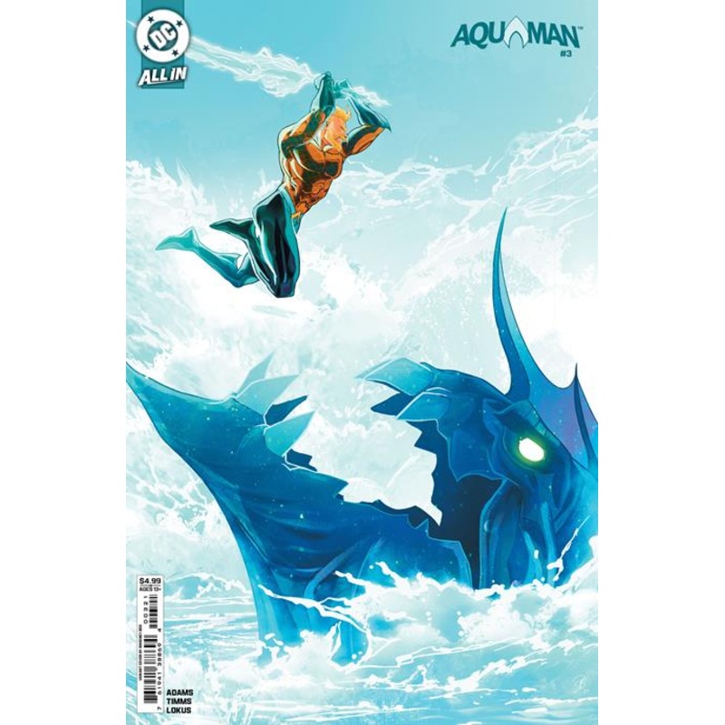 Aquaman #3  D Sweeney Boo Card Stock Var