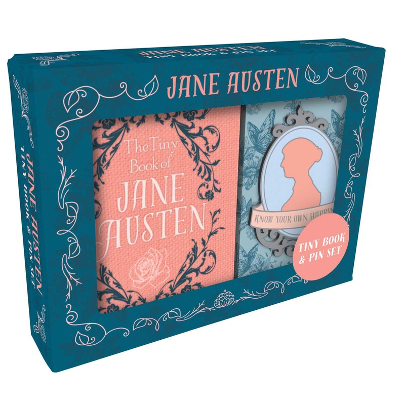 Jane Austen Tiny Book and Pin Set