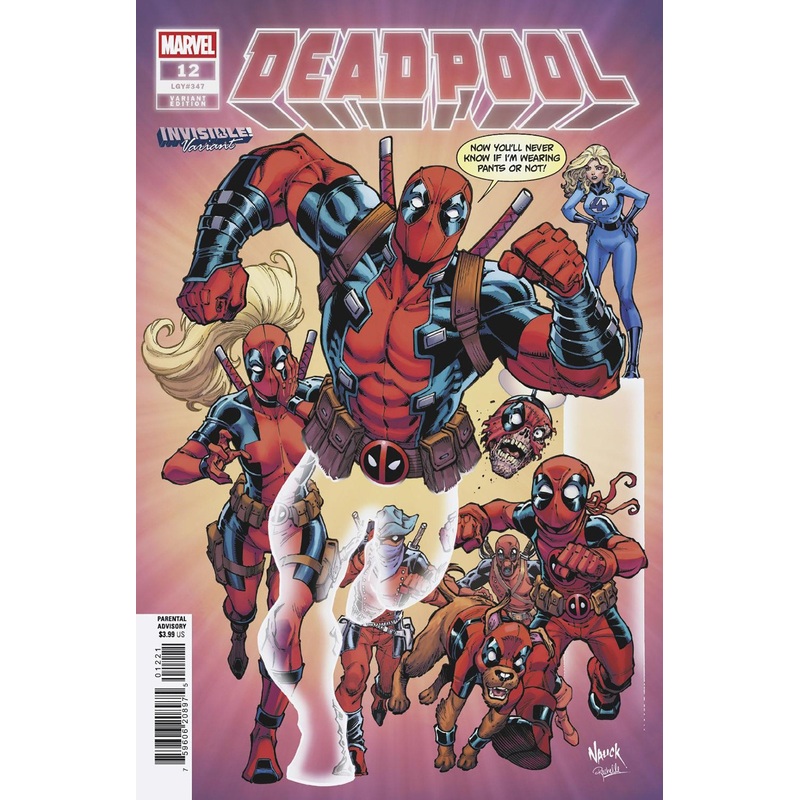 DEADPOOL #12 TODD NAUCK INVISIBLE! VARIANT [DVS]