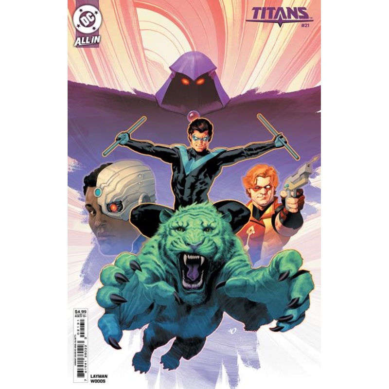 Titans #21  B Ariel Olivetti Card Stock Var