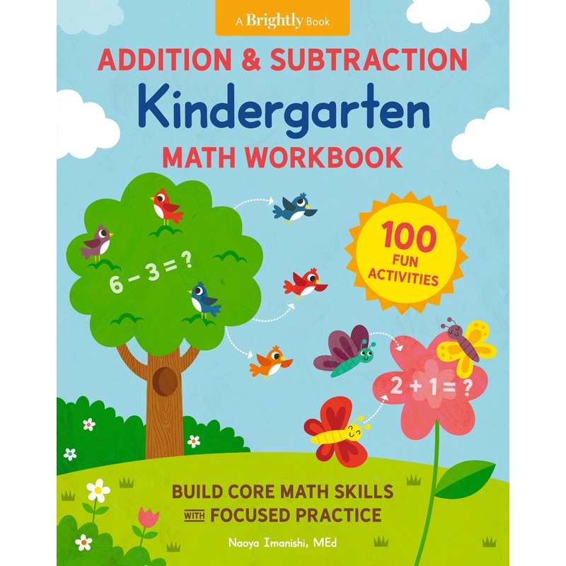 Addition and Subtraction Kindergarten Math Workbook