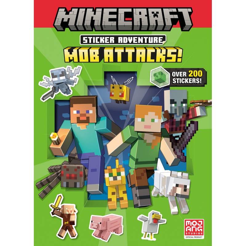 Minecraft Sticker Adventure: Mob Attacks! (Minecraft)