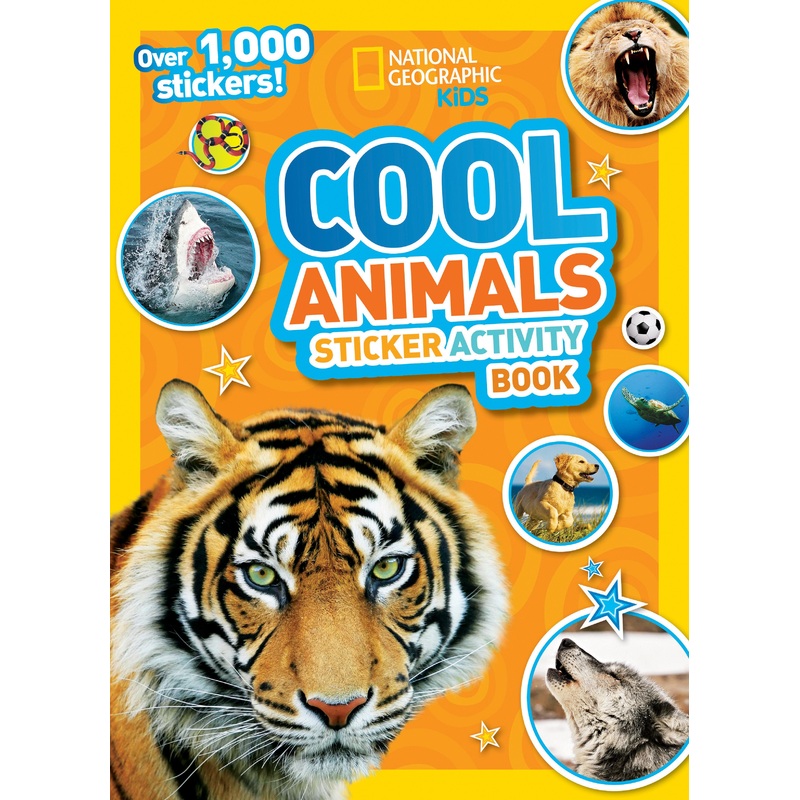 National Geographic Kids Cool Animals Sticker Activity Book