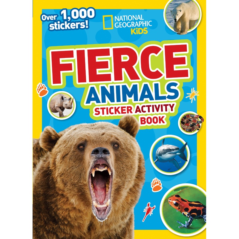 National Geographic Kids Fierce Animals Sticker Activity Book