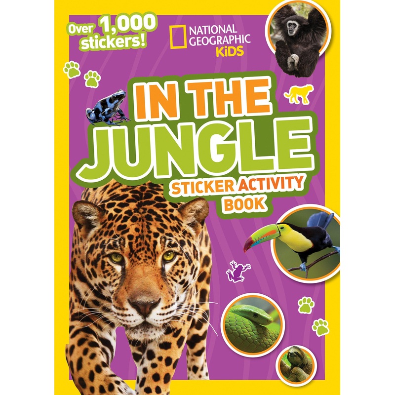 National Geographic Kids In the Jungle Sticker Activity Book