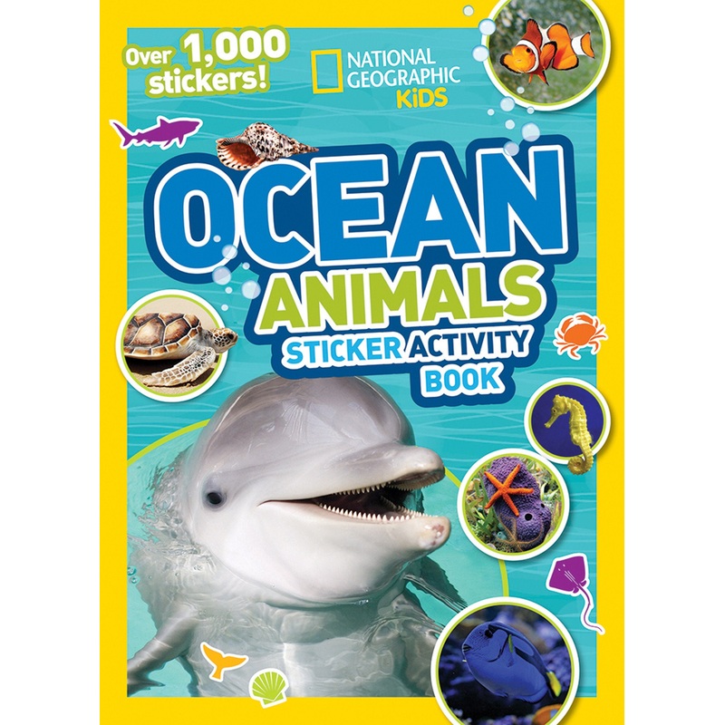 National Geographic Kids Ocean Animals Sticker Activity Book