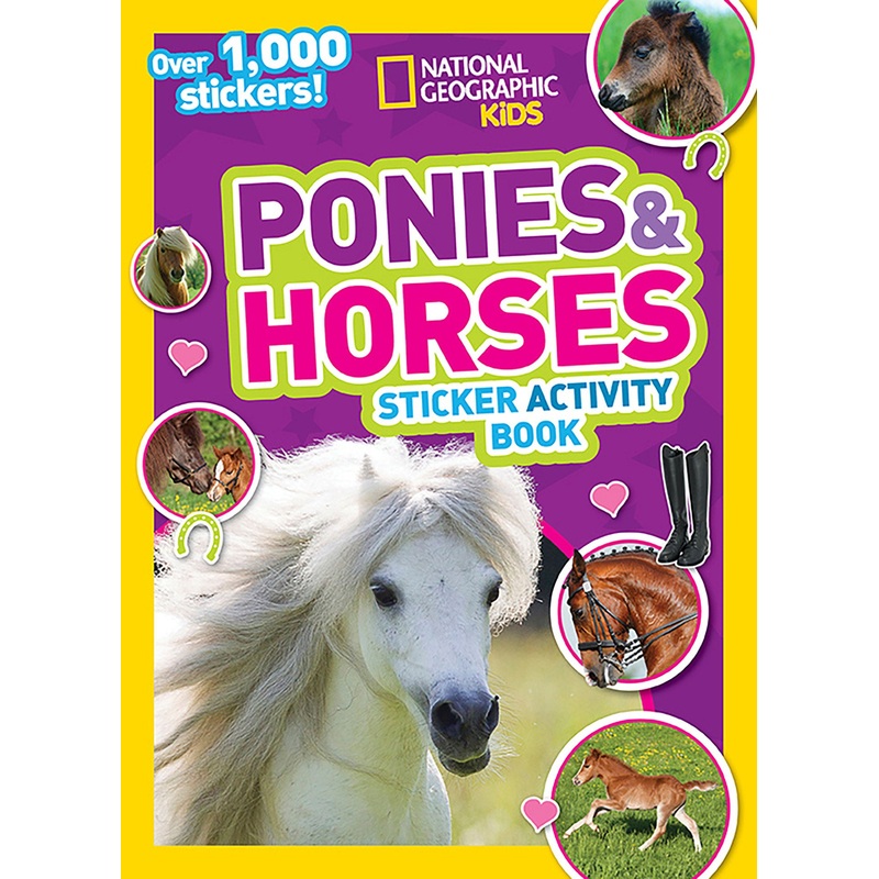 National Geographic Kids Ponies and Horses Sticker Activity Book