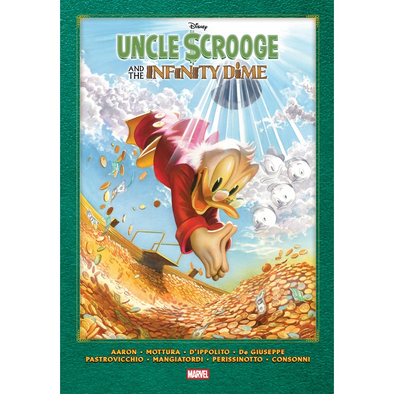 UNCLE SCROOGE AND THE INFINITY DIME GALLERY EDITION ALEX ROSS COVER | Hardcover