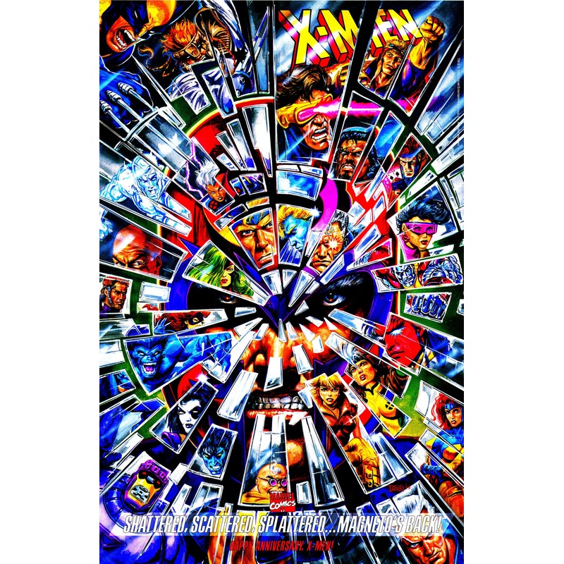 X-MEN: FATAL ATTRACTIONS OMNIBUS BOB LARKIN COVER [NEW PRINTING, DM ONLY] | Hardcover