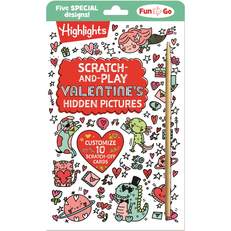 Scratch-and-Play Valentine’s Hidden Pictures