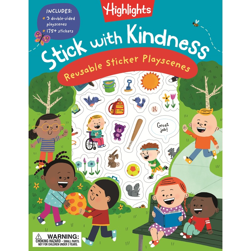 Stick with Kindness Reusable Sticker Playscenes