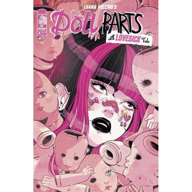 Doll Parts A Lovesick Tale #4 (of 4)  B Luana Vecchio Doll Heads Var