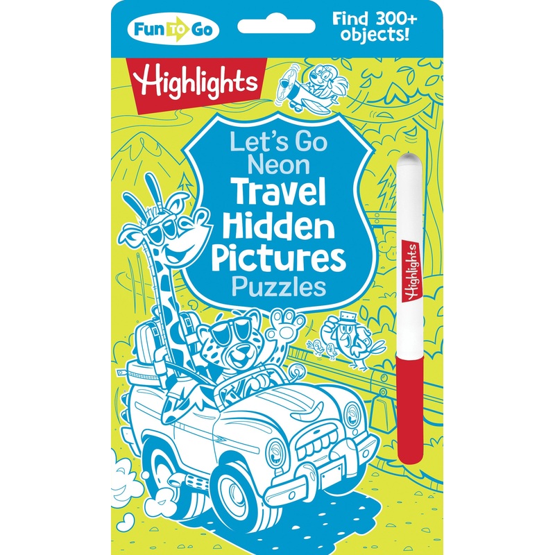 Let’s Go Neon Travel Hidden Pictures Puzzles