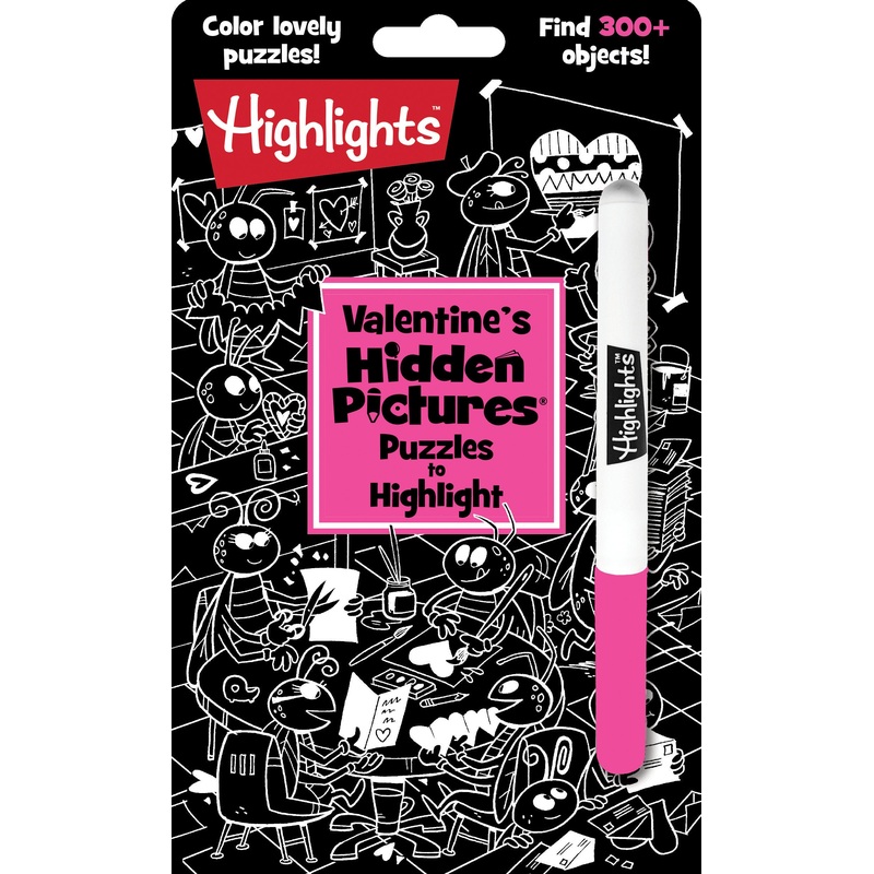 Valentine’s Hidden Pictures Puzzles to Highlight