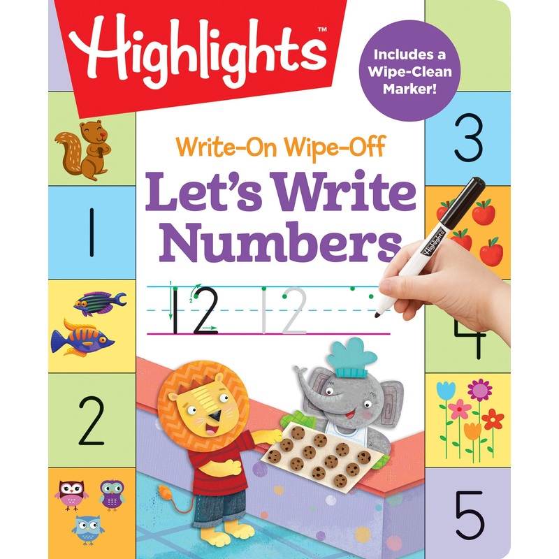 Write-On Wipe-Off Let’s Write Numbers