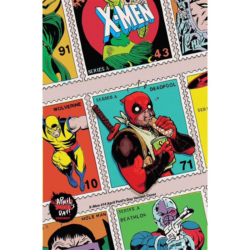 X-MEN #14 DAVID LOPEZ APRIL POOL’S DAY VARIANT