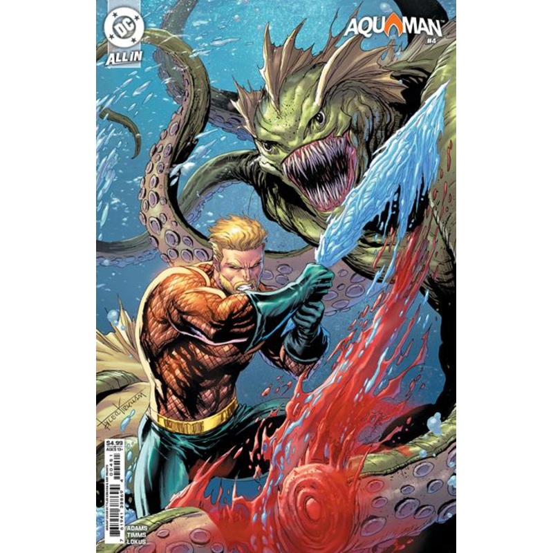 Aquaman #4  D Tyler Kirkham Card Stock Var
