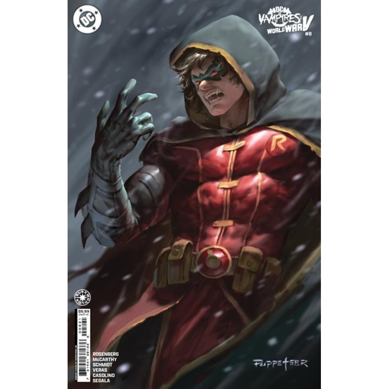 Dc Vs Vampires World War V #8 (of 12)  C Puppeteer Lee Card Stock Var