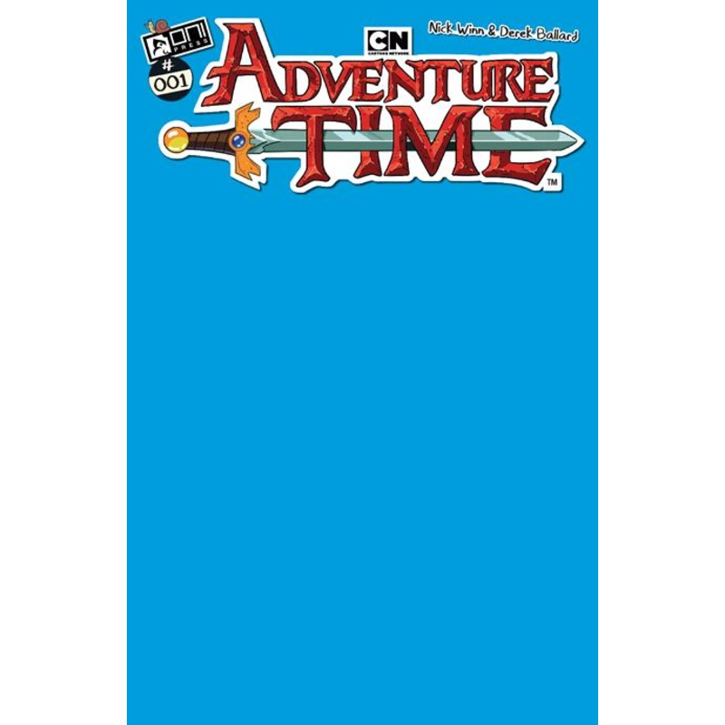 Adventure Time (2025) #1  F Finn Blue Sketch Var