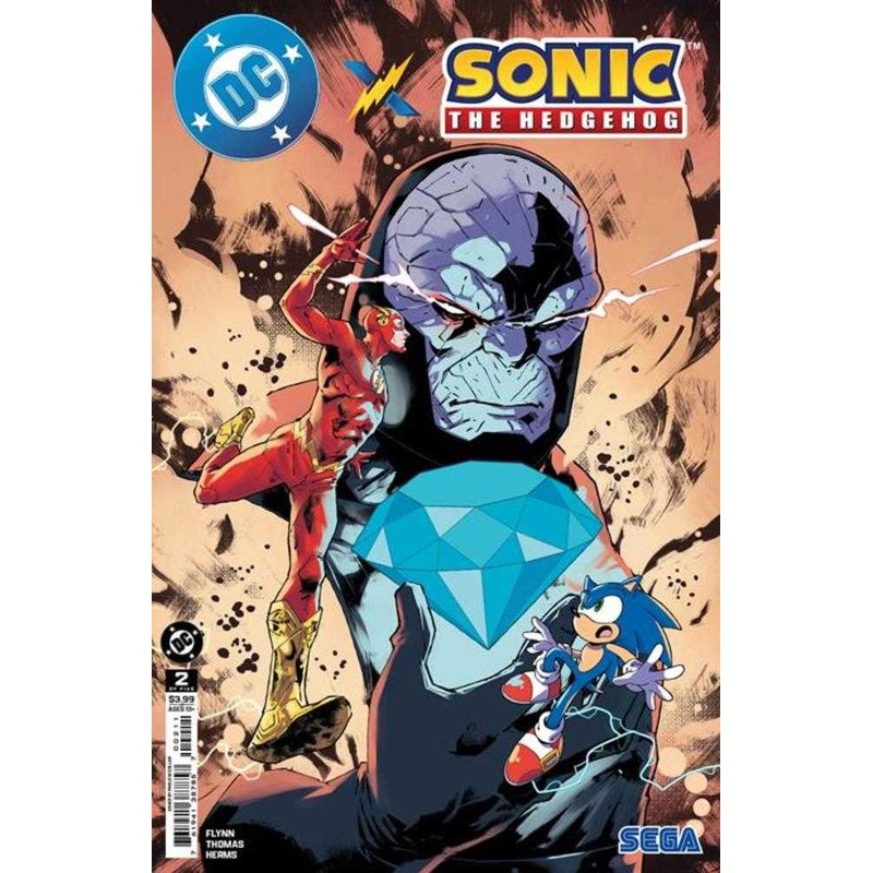 DC X Sonic The Hedgehog #2 (Of 5) Cover A Pablo M Collar
