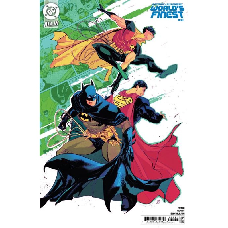 Batman Superman Worlds Finest #38  C Adrian Gutierrez Card Stock Var (we Are Yesterday)
