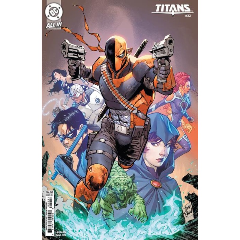 Titans #22  B Tony S Daniel Card Stock Var