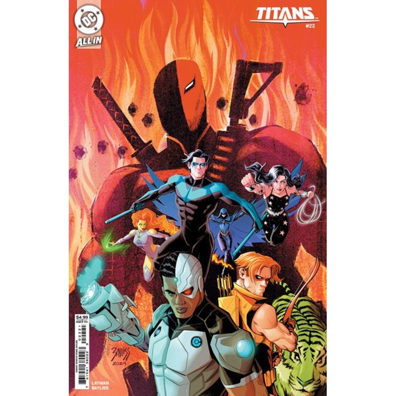 Titans #22  C Daniel Bayliss Card Stock Var
