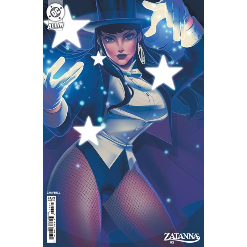 Zatanna #3 (of 6)  B Sweeney Boo Card Stock Var