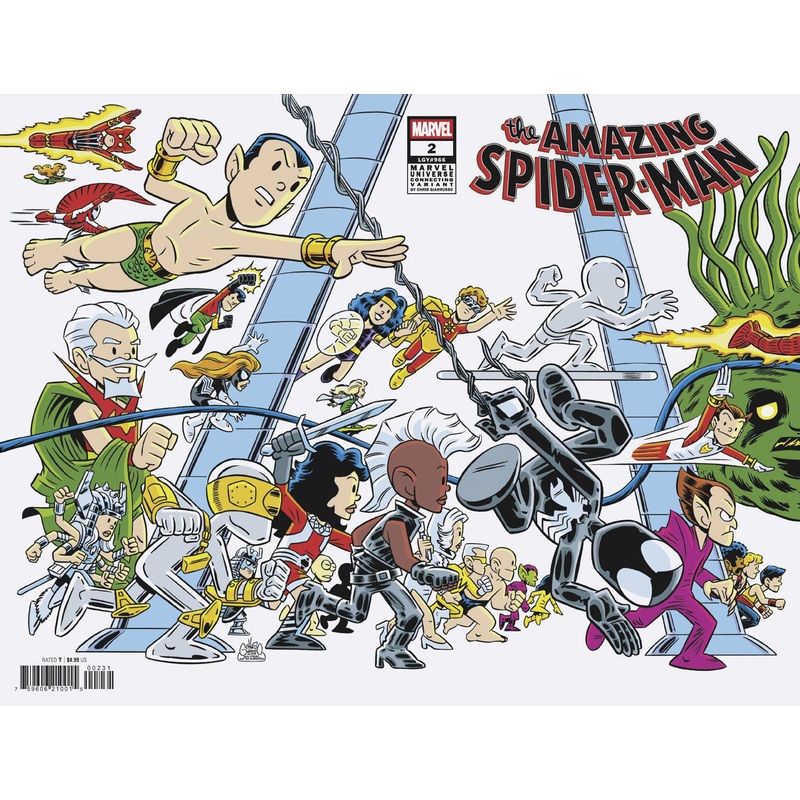 AMAZING SPIDER-MAN #2 CHRIS GIARRUSSO MARVEL UNIVERSE CONNECTING WRAP VARIANT L