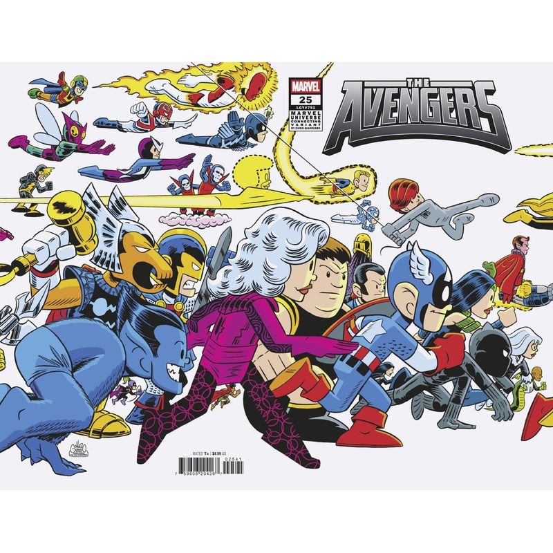 AVENGERS #25 CHRIS GIARRUSSO MARVEL UNIVERSE CONNECTING WRAP VARIANT B [DOOM]