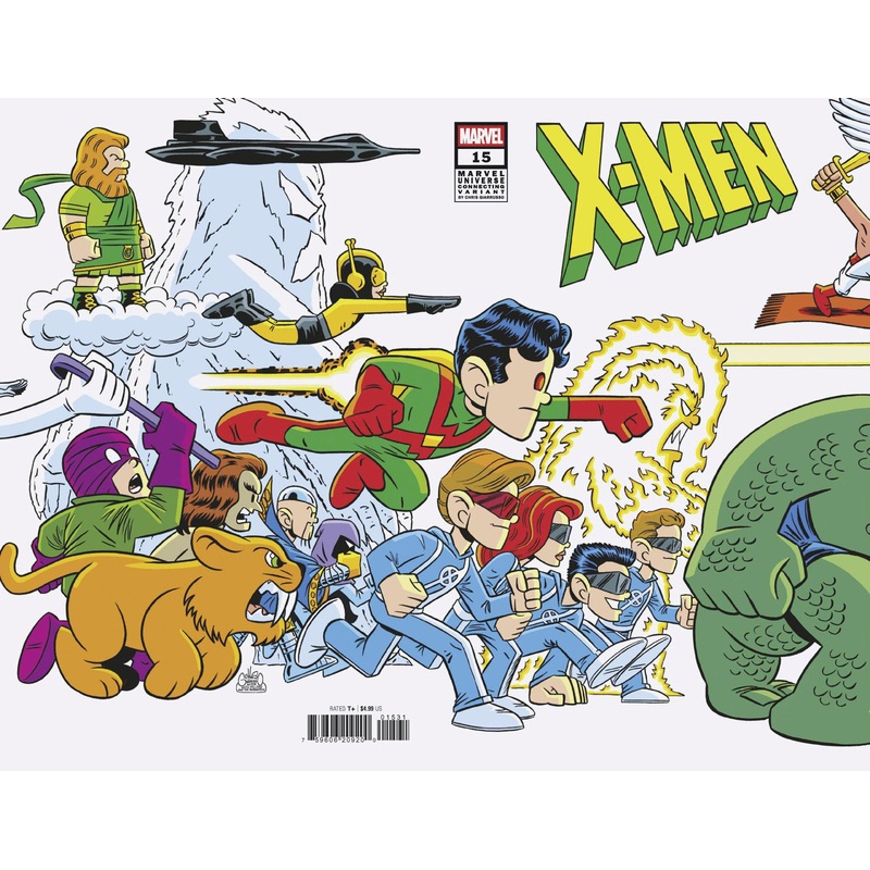 X-MEN #15 CHRIS GIARRUSSO MARVEL UNIVERSE CONNECTING WRAP VARIANT O