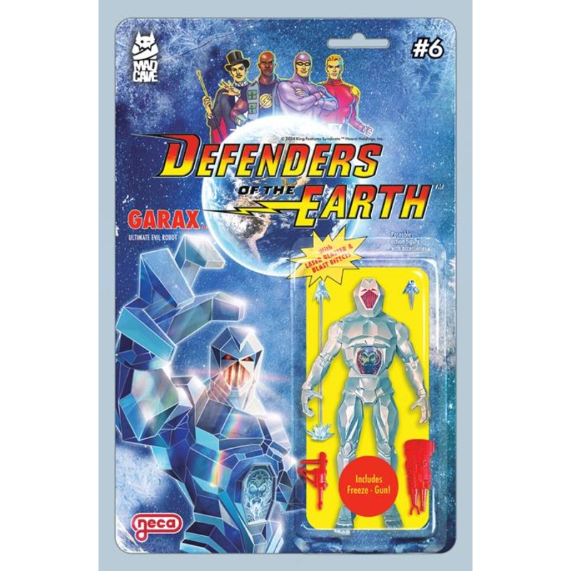 Defenders Of The Earth #6 (of 8)  B Djordje Djokovic Action Figure Var