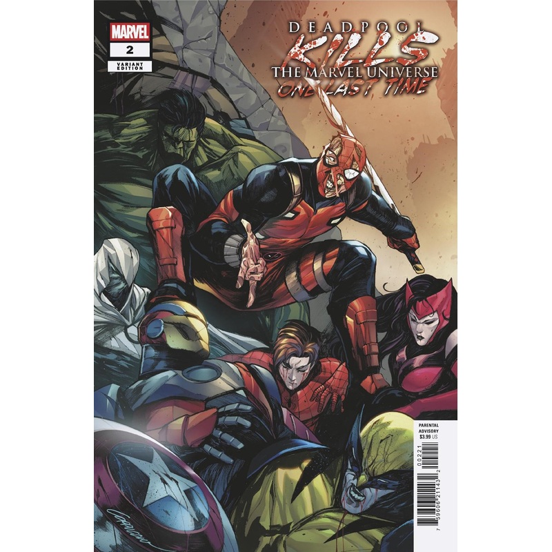 DEADPOOL KILLS THE MARVEL UNIVERSE ONE LAST TIME #2 ALESSANDRO CAPPUCCIO VARIANT