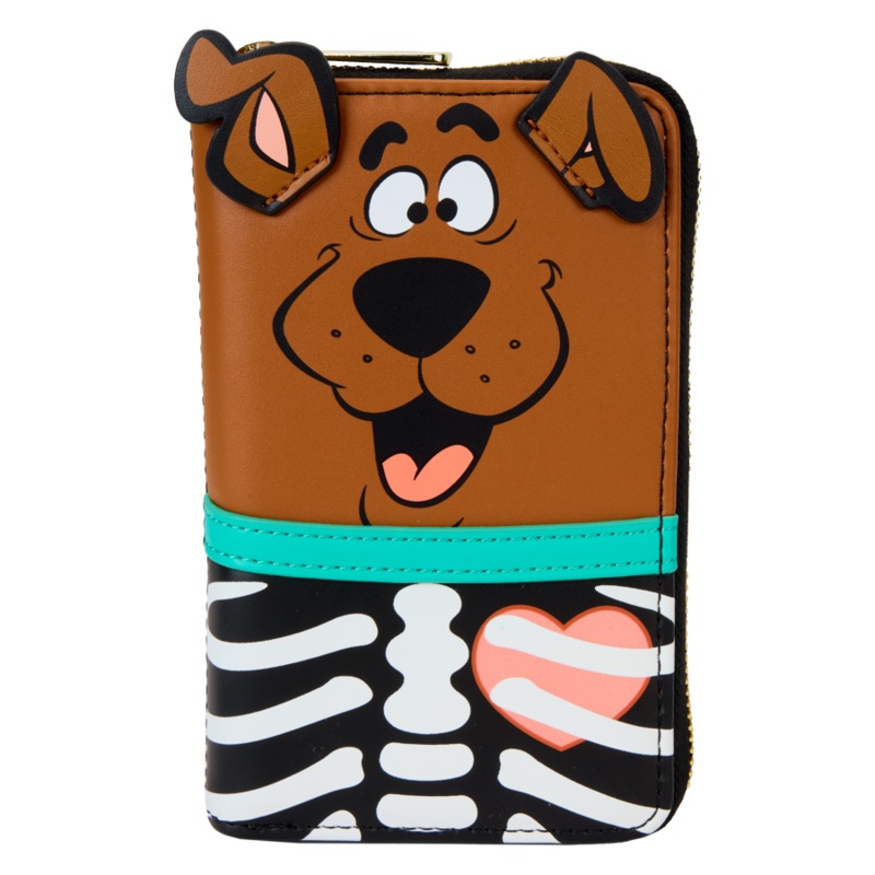 Scooby-Doo – Scooby-Doo Skeleton Cosplay Glow Zip Around Wallet – Loungefly
