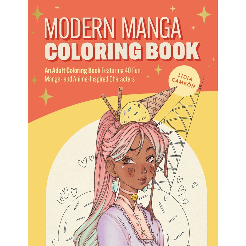 The Modern Manga Coloring Book