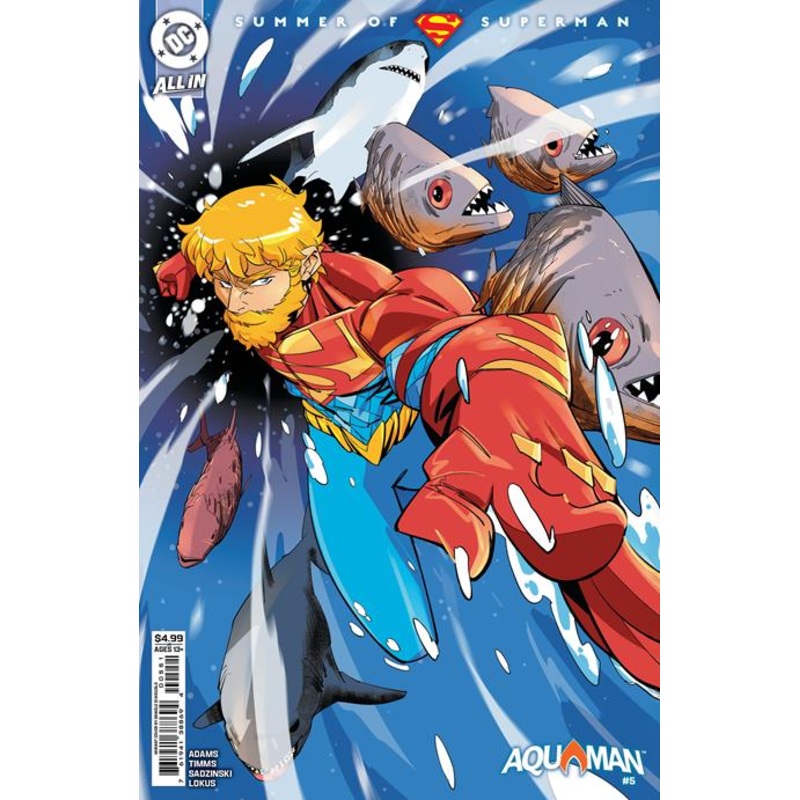 Aquaman #5  D Daniele Di Nicuolo Supersmash-up Card Stock Var
