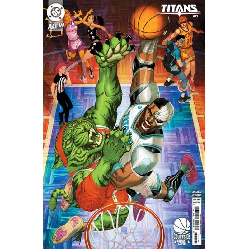Titans #21  D Bernard Chang Courtside Card Stock Var