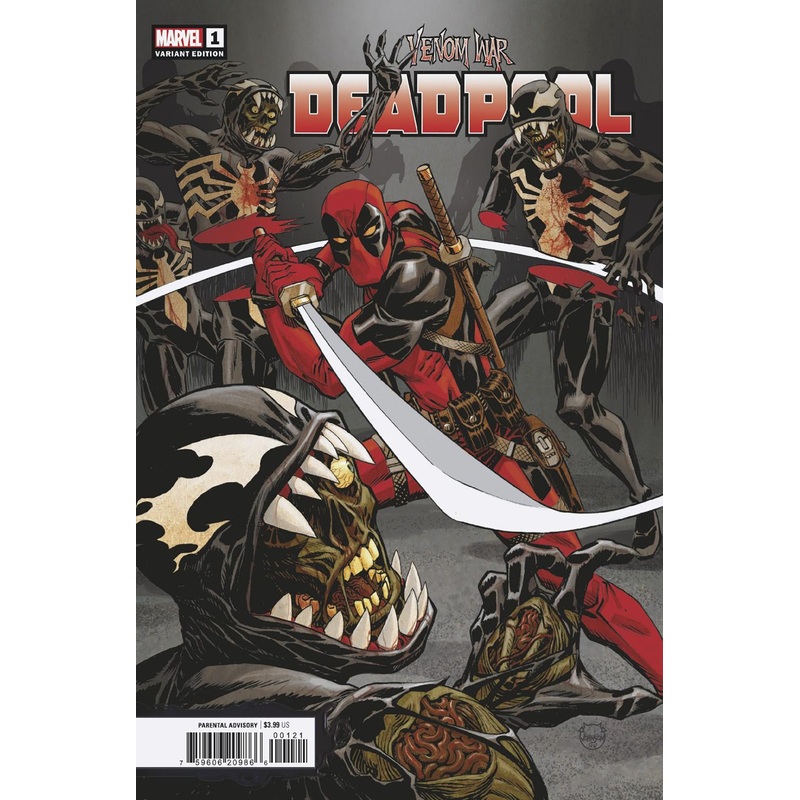 VENOM WAR: DEADPOOL #1 DAVE JOHNSON VARIANT [VW]