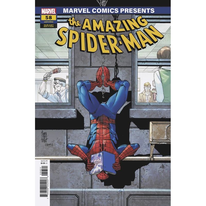 AMAZING SPIDER-MAN #58 GIUSEPPE CAMUNCOLI MARVEL COMICS PRESENTS VARIANT