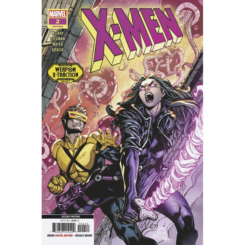 X-MEN #2 RYAN STEGMAN 2ND PRINTING VARIANT [DPWX]