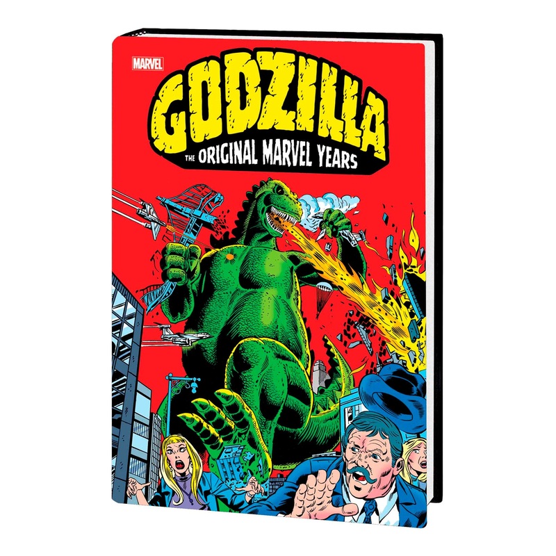 GODZILLA: THE ORIGINAL MARVEL YEARS OMNIBUS HERB TRIMPE FIRST ISSUE COVER [DM ONLY] | Hardcover