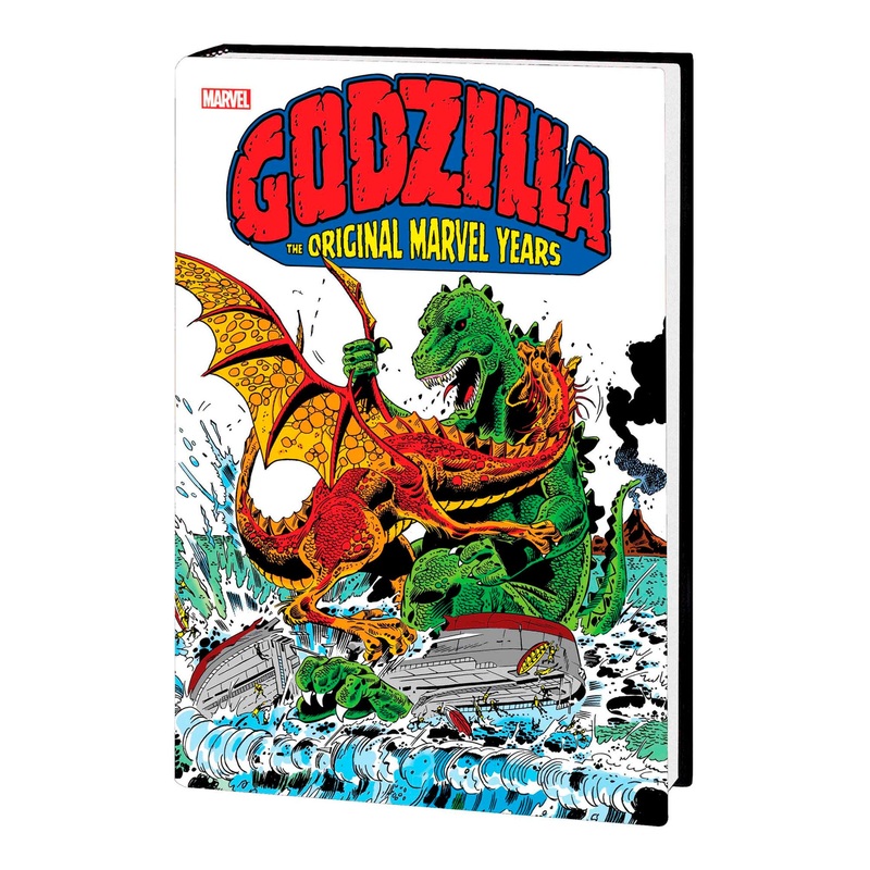 GODZILLA: THE ORIGINAL MARVEL YEARS OMNIBUS HERB TRIMPE WAR OF THE GIANTS COVER [DM ONLY] | Hardcover