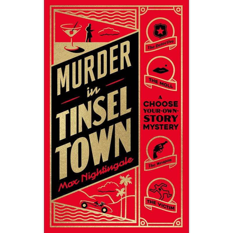 Murder In Tinseltown A Hollywood Era Choose-Your-Own-Adventure Mystery – Hard Cover