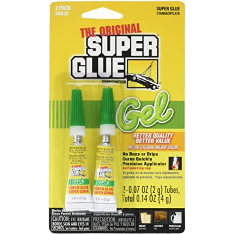 Super Glue Gel 2 pk (2x2gm)