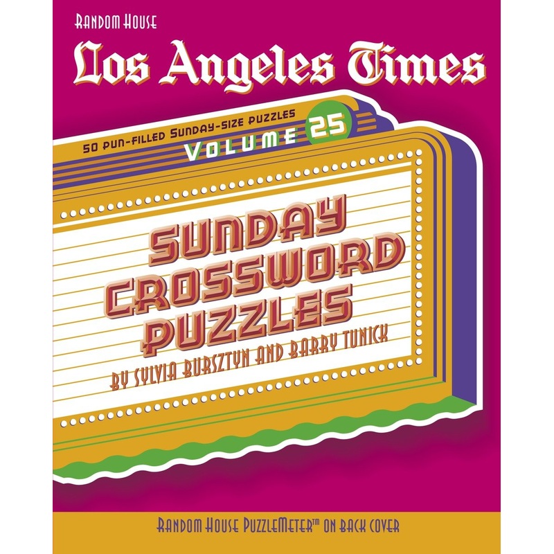 Los Angeles Times Sunday Crossword Puzzles, Volume 25