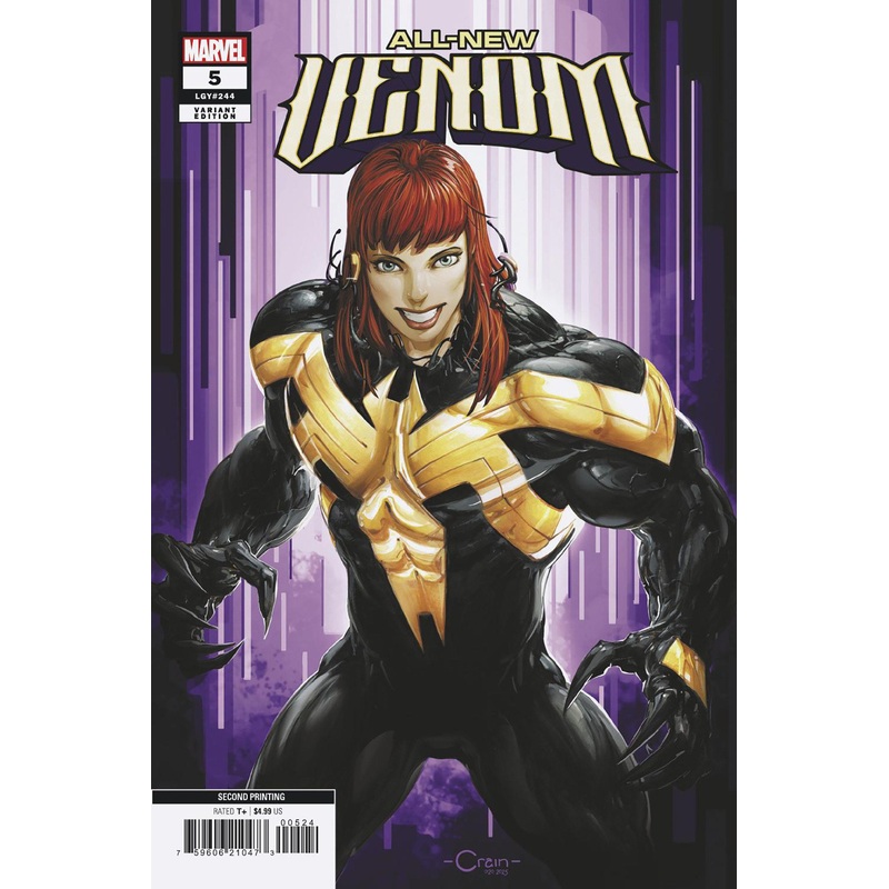 ALL-NEW VENOM #5 CLAYTON CRAIN 2ND PRINTING VARIANT