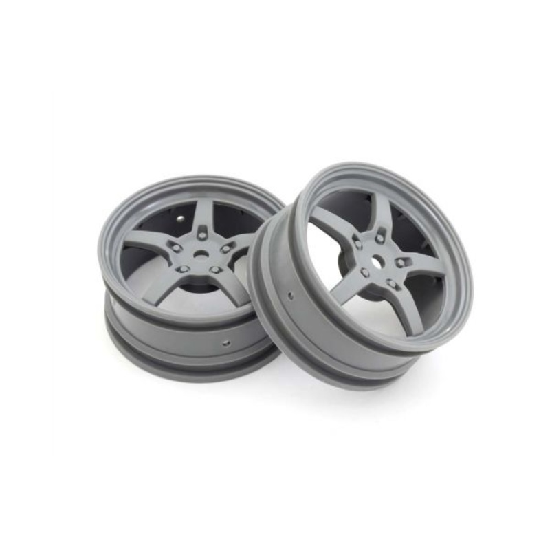 1/10 W: 5 Spoke Grey (2) 24mm