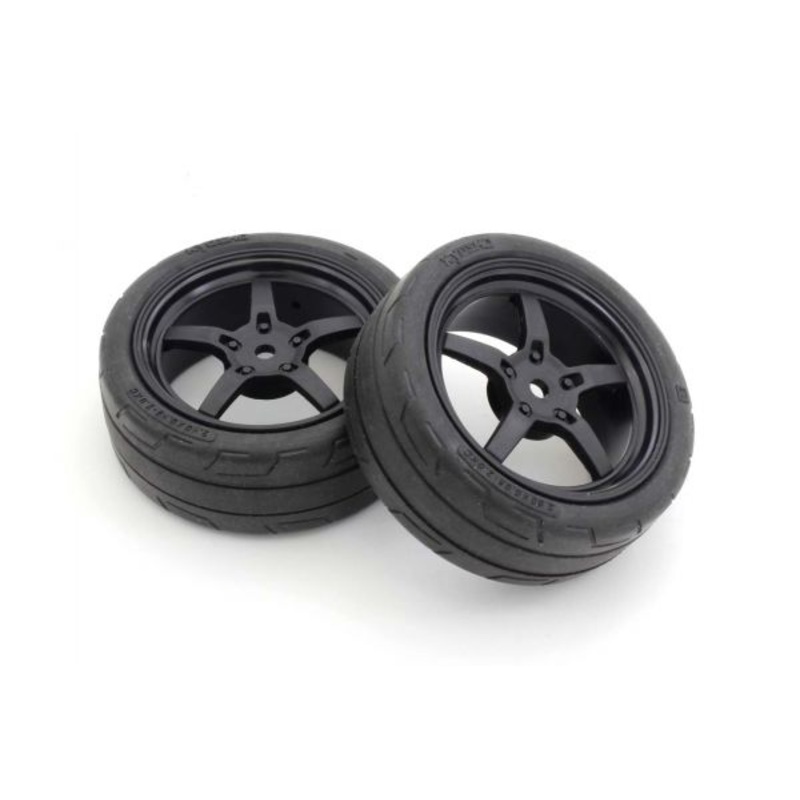 1/10 T&W:Drift Tyre(2) 5 Black